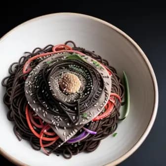Title image for Beef and Black Sesame Soba Salad