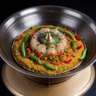 Title image for Vegetable Kothu Idiyappam (String Hopper Stir-Fry)