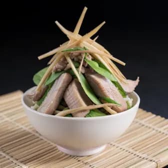 Title image for Pork and Bamboo Shoot Larb