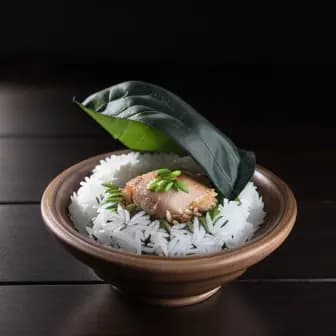 Title image for Chicken and Lotus Leaf Wrapped Rice