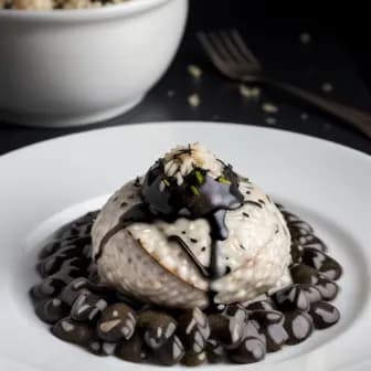 Title image for Chicken and Black Truffle Risotto