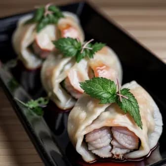 Title image for Pork and Shiso Leaf Gyoza