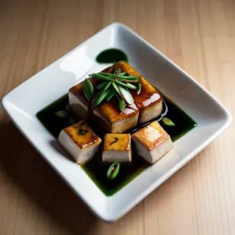 Title image for Chicken and Miso-Glazed Tofu