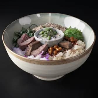 Title image for Lamb and Barberry Rice Bowl
