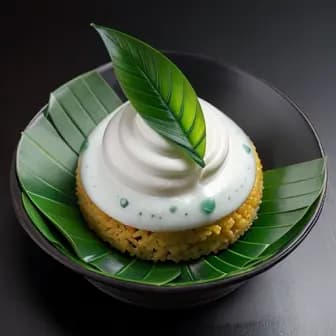 Title image for Chicken and Pandan Leaf Pudding