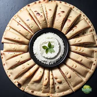 Title image for Vegetable Pithla Bhakri (Maharashtrian Flatbread)