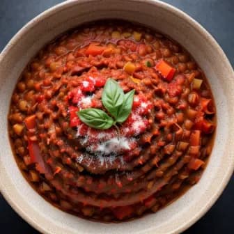 Title image for Vegan Lentil Bolognese