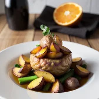Title image for Duck à l'Orange with Crispy Potatoes