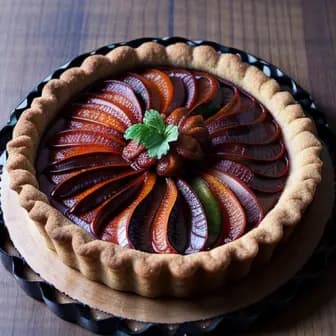 Title image for Vegetable Tamarind Chutney Tart
