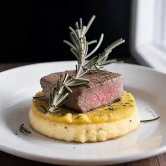 Title image for Beef and Rosemary Polenta