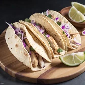 Title image for Chicken and Pickled Onion Tacos