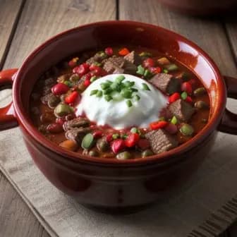 Title image for Beef and Guajillo Chili Stew