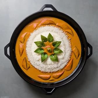 Title image for Vegetable Pathiri with Coconut Curry