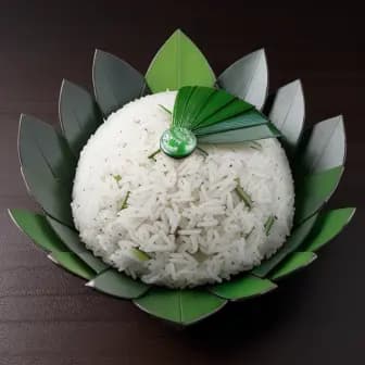 Title image for Chicken and Pandan Leaf Rice