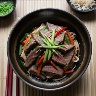 Title image for Beef and Fermented Bamboo Shoot Stir-Fry