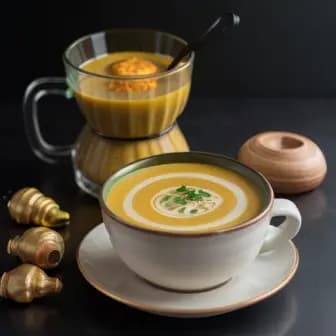 Title image for Chicken and Turmeric Latte Soup