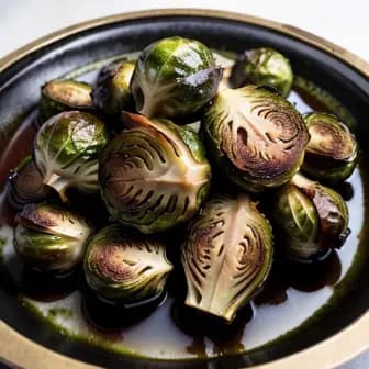 Title image for Chicken and Tamarind-Glazed Brussels Sprouts