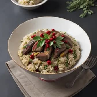 Title image for Lamb and Barberry Rice Pilaf