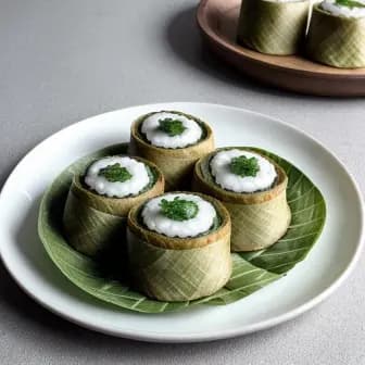 Title image for Vegetable Patra (Colocasia Leaf Rolls)