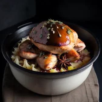 Title image for Chicken and Star Anise Braised Cabbage