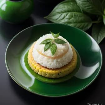 Title image for Chicken and Pandan Leaf Pudding
