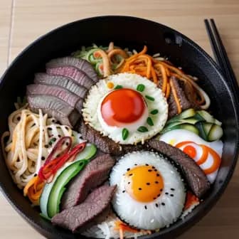 Title image for Beef and Gochugaru Bibimbap