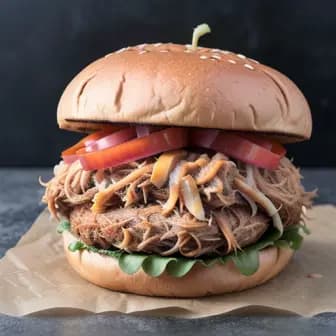 Title image for Vegan Jackfruit Pulled 'Pork' Sandwiches