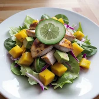 Title image for Chicken and Mango Avocado Salad