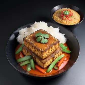 Title image for Vegetable Tofu Katsu Curry
