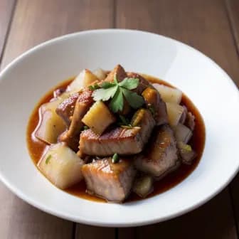 Title image for Pork and Pineapple Adobo