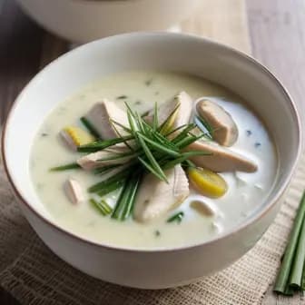 Title image for Chicken and Lemongrass Coconut Soup
