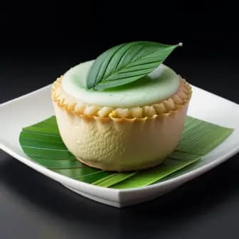 Title image for Chicken and Pandan Leaf Custard