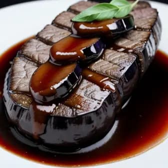 Title image for Beef and Miso-Glazed Eggplant