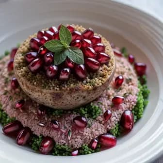 Title image for Lamb and Pomegranate Tabbouleh
