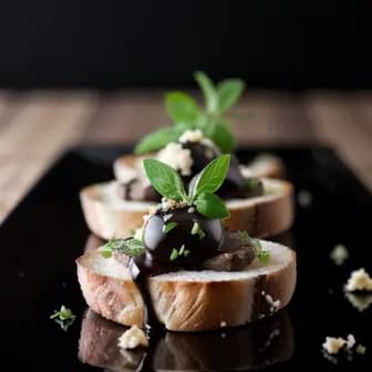 Title image for Beef and Black Truffle Crostini
