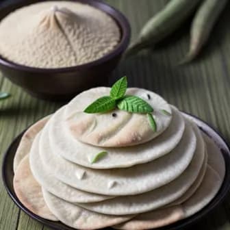 Title image for Vegetable Pithla with Bajra Roti