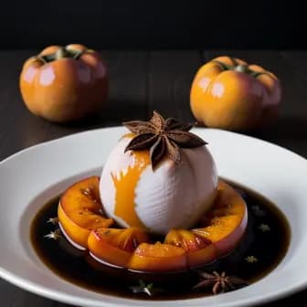 Title image for Chicken and Star Anise Poached Persimmons