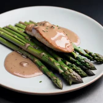 Title image for Chicken and Miso-Butter Asparagus