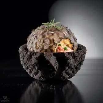 Title image for Beef and Black Truffle Arancini