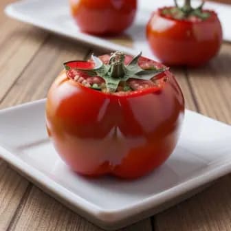 Title image for Lamb and Freekeh Stuffed Tomatoes
